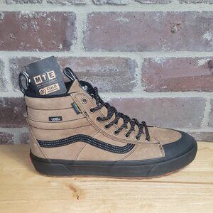 New Mens Vans Sk8-Hi MTE 2.0 Brown Black Sneakerboot Hydroguard Primaloft Sz 11